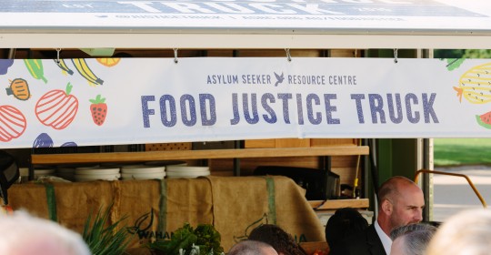 Food Justice Truck gives away $64,000 worth of food to people seeking asylum in 2015