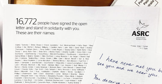 Over 16,770 people sign open letter in show of solidarity