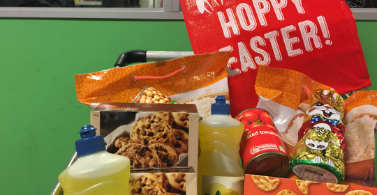 Ease food shortage with an Easter Essentials Hamper