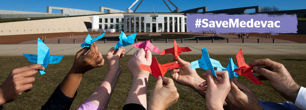 Group holding freedom birds parliament