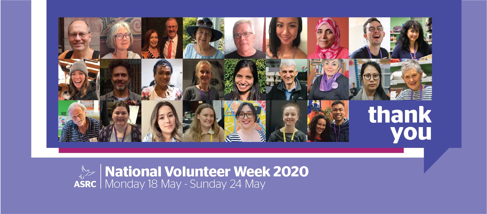 Volunteers are the lifeblood of the ASRC – Celebrating National Volunteer Week 2020