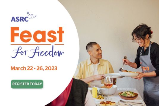 Support refugees this March by hosting a Feast for Freedom