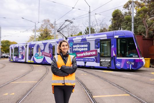 Have you seen the ASRC’s WELCOME tram?
