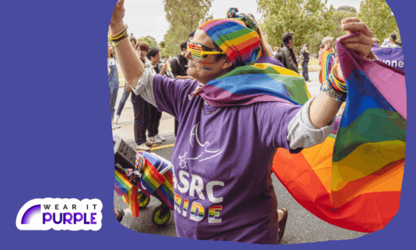 Standing in Solidarity: Wear It Purple Day at the Asylum Seeker Resource Centre