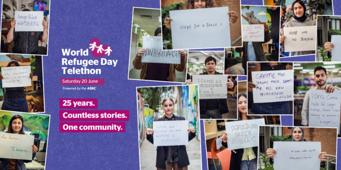 Asylum Seeker Resource Centre marks 25 years and 1 million refugee stories with World Refugee Day Telethon